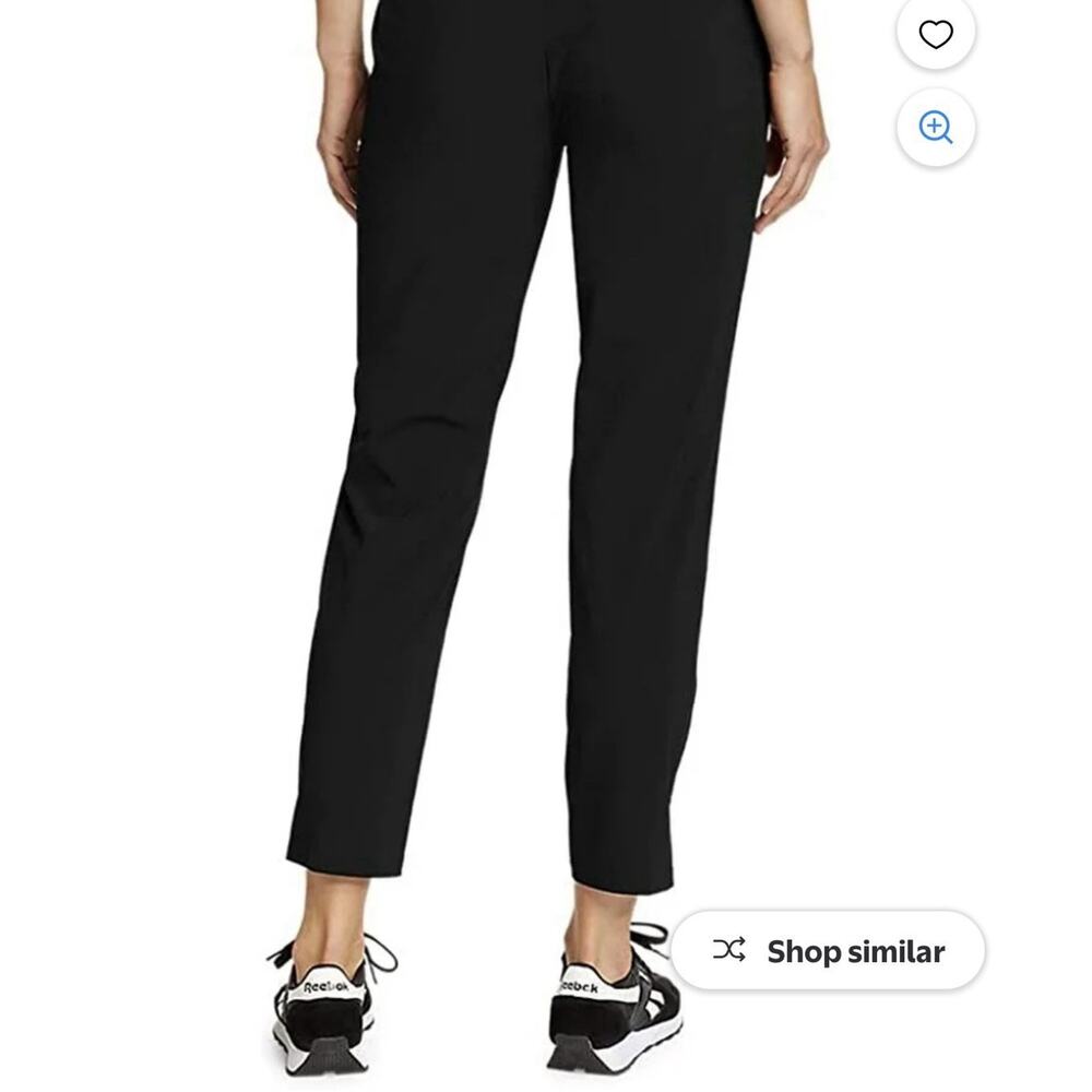Eddie Bauer Women’s Lot Of 2 Pairs Departure Athletic Black Ankle Pants Size XL